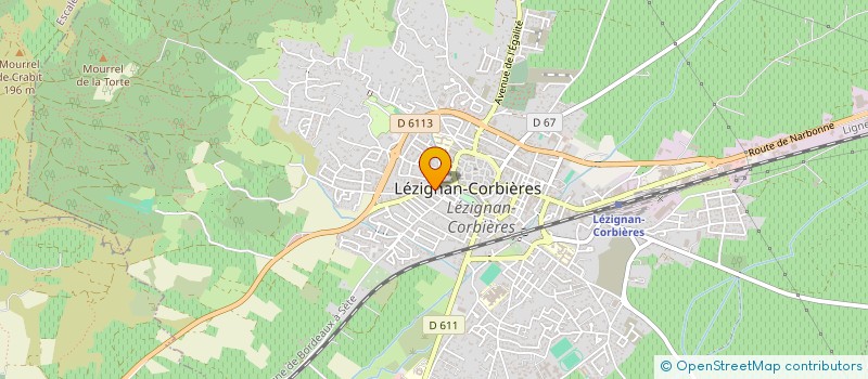 localisation de l'entreprise MONSIEUR MARC POISSON à LEZIGNAN-CORBIERES