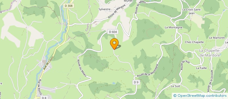 localisation de l'entreprise MONSIEUR MARC POIZAT  THIZY-LES-BOURGS