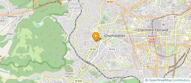 localisation de l'entreprise MONSIEUR MARC POLLACK à CHAMALIERES