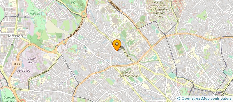 localisation de l'entreprise MONSIEUR MARC POMAREDE à MONTPELLIER