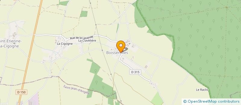 localisation de l'entreprise MONSIEUR MARC POMMERAUD  PLAINE-D'ARGENSON