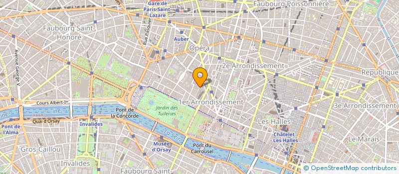 localisation de l'entreprise MONSIEUR MARC PONCINI  PARIS