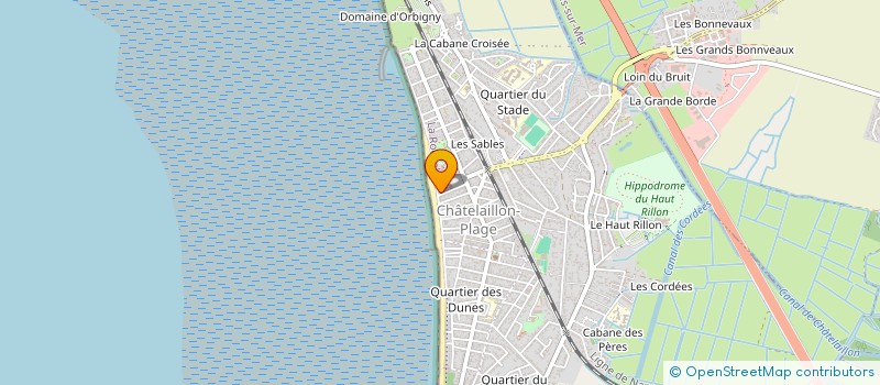 localisation de l'entreprise MONSIEUR MARC PONCIONI à CHATELAILLON-PLAGE