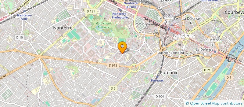 localisation de l'entreprise MONSIEUR MARC PORCHERON à NANTERRE