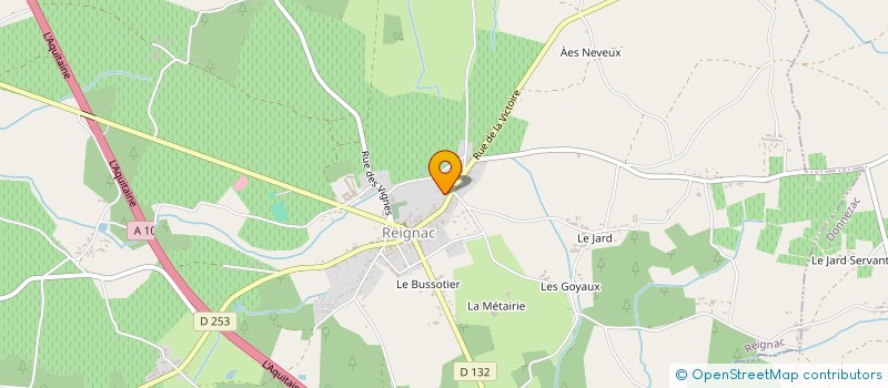 localisation de l'entreprise MONSIEUR MARC POSSIEN à REIGNAC