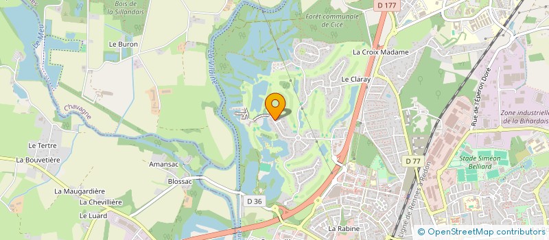 localisation de l'entreprise MONSIEUR MARC POTEL  BRUZ