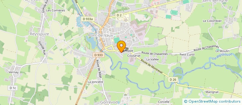 localisation de l'entreprise MONSIEUR MARC POTELLE  REYSSOUZE