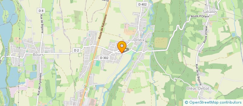 localisation de l'entreprise MONSIEUR MARC POUEY  ORLEIX