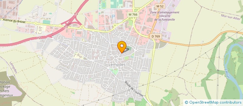 localisation de l'entreprise MONSIEUR MARC POUGET  LEMPDES