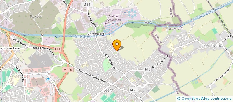 localisation de l'entreprise MONSIEUR MARC POULY  LEERS