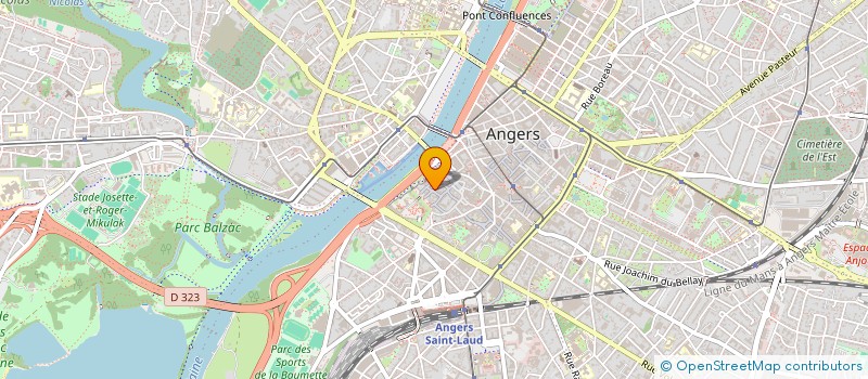 localisation de l'entreprise MONSIEUR MARC POUPELIN à ANGERS