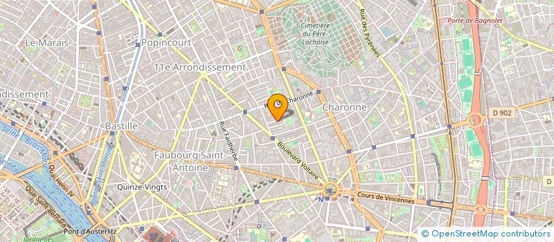 localisation de l'entreprise MONSIEUR MARC POUVREAU  PARIS