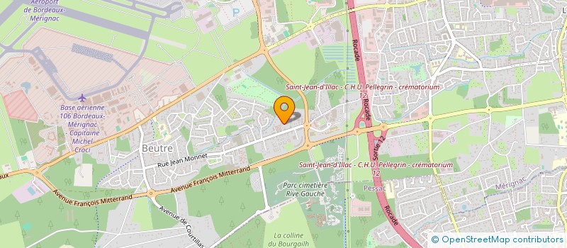 localisation de l'entreprise MONSIEUR MARC POUYDEBAT  MERIGNAC