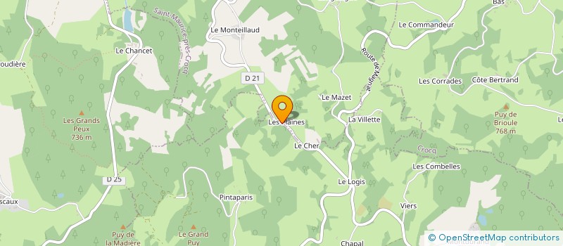 localisation de l'entreprise MONSIEUR MARC POUYET à SAINT-MAURICE-PRES-CROCQ