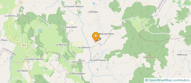 localisation de l'entreprise MONSIEUR MARC POYET à BRULLIOLES