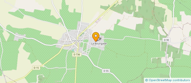 localisation de l'entreprise MONSIEUR MARC PREDOT à SIGOGNE