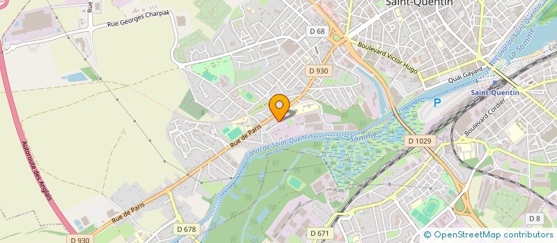 localisation de l'entreprise MONSIEUR MARC PRIEUR à SAINT-QUENTIN