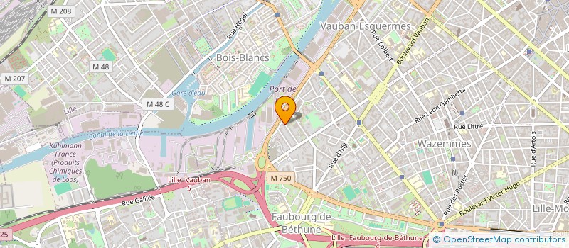 localisation de l'entreprise MONSIEUR MARC PRIEUR DE LA COMBLE à LILLE
