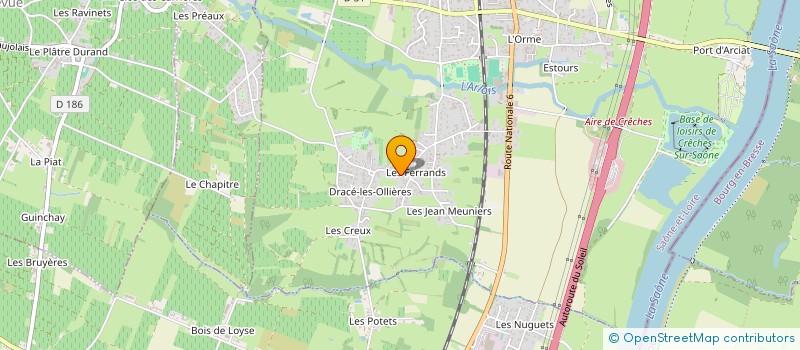 localisation de l'entreprise MONSIEUR MARC PRIVET  CRECHES-SUR-SAONE