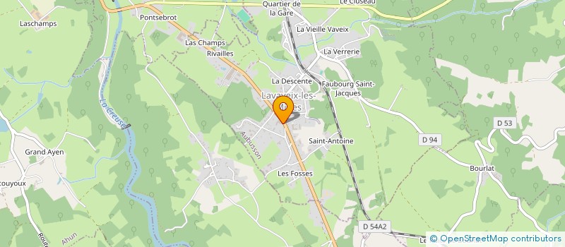 localisation de l'entreprise MONSIEUR MARC PROFILLIDIS à LAVAVEIX-LES-MINES