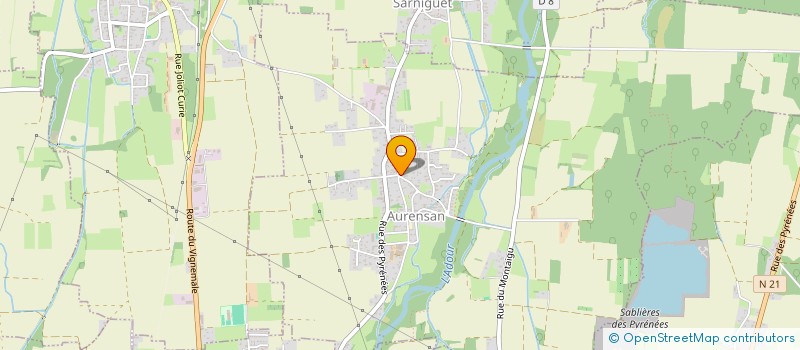 localisation de l'entreprise MONSIEUR MARC PUCHEU  SARNIGUET