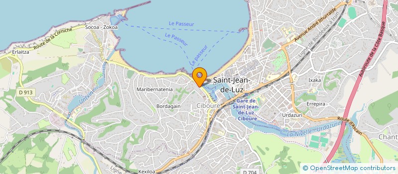 localisation de l'entreprise MONSIEUR MARC PUJO  CIBOURE