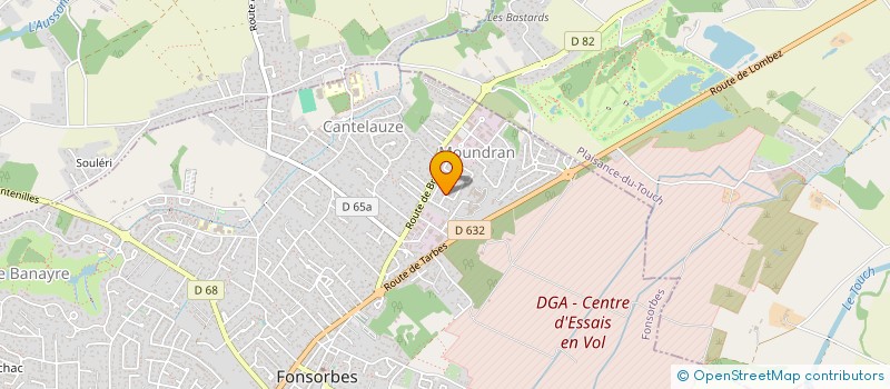 localisation de l'entreprise MONSIEUR MARC PURCHA  FONSORBES