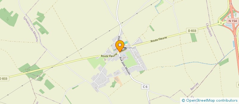 localisation de l'entreprise MONSIEUR MARC QUEDVILLE  CHAMBOIS