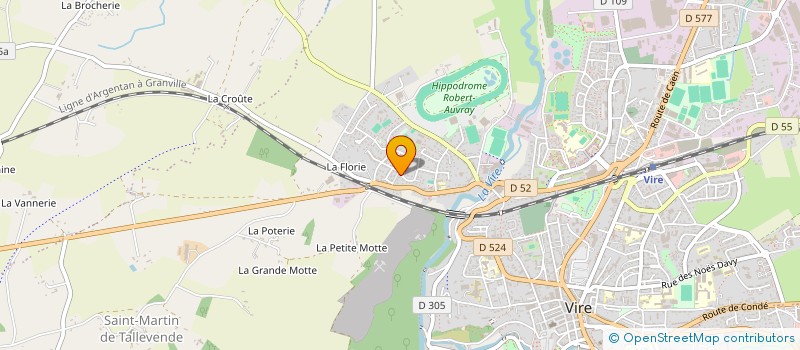 localisation de l'entreprise MONSIEUR MARC QUENTIN  VIRE-NORMANDIE