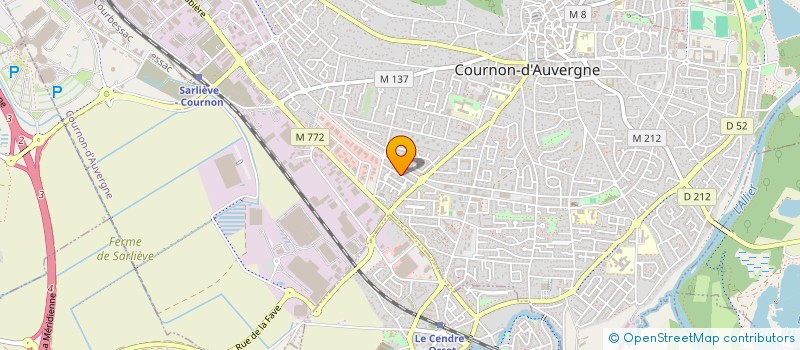 localisation de l'entreprise MONSIEUR MARC QUINART  COURNON-D'AUVERGNE