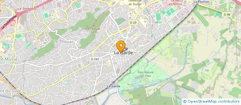 localisation de l'entreprise MONSIEUR MARC QUINONES  LA GARDE