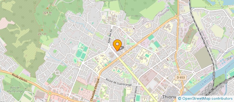 localisation de l'entreprise MONSIEUR MARC RACHTAN  THIONVILLE