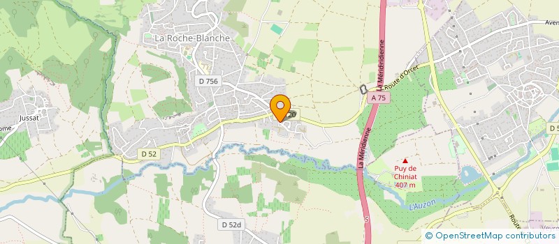 localisation de l'entreprise MONSIEUR MARC RACINE  LA ROCHE-BLANCHE