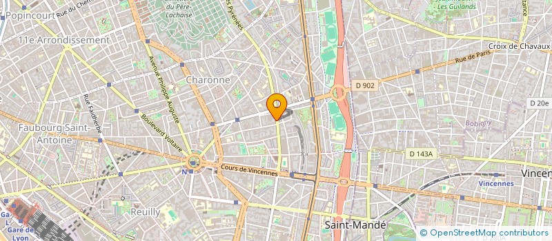 localisation de l'entreprise MONSIEUR MARC RAFITOSON  PARIS