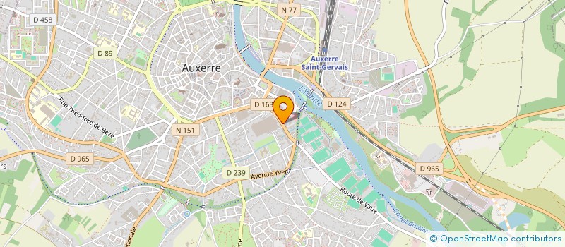localisation de l'entreprise MONSIEUR MARC RAGAINE  AUXERRE
