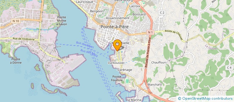 localisation de l'entreprise MONSIEUR MARC RAMASSAMY  PORT-LOUIS