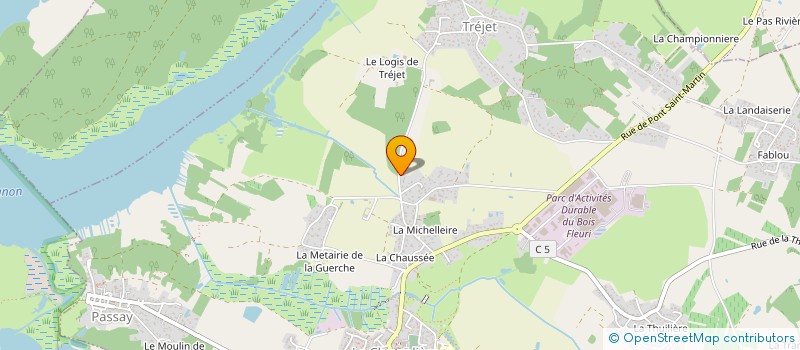 localisation de l'entreprise MONSIEUR MARC RAMETTE  LA CHEVROLIERE