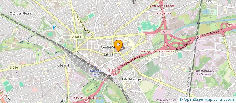 localisation de l'entreprise MONSIEUR MARC RANDOUX  LENS