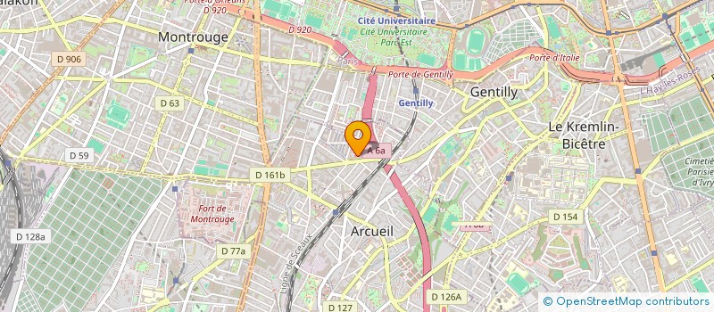 localisation de l'entreprise MONSIEUR MARC RANJALAHY  ARCUEIL