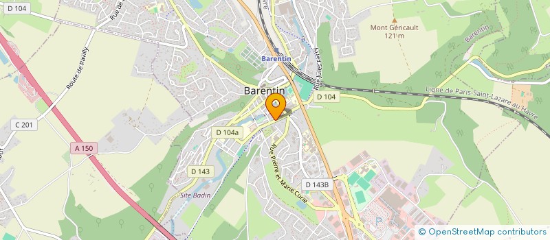 localisation de l'entreprise MONSIEUR MARC RAOUT  BARENTIN