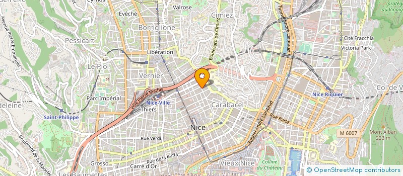 localisation de l'entreprise MONSIEUR MARC RASPINI à NICE