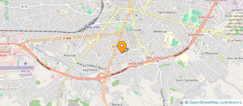 localisation de l'entreprise MONSIEUR MARC RATABOUL à ALBI
