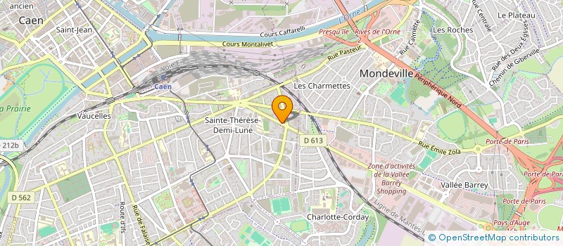 localisation de l'entreprise MONSIEUR MARC RATTIER à CAEN