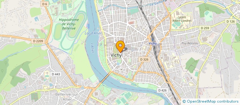 localisation de l'entreprise MONSIEUR MARC RATTINA à VICHY