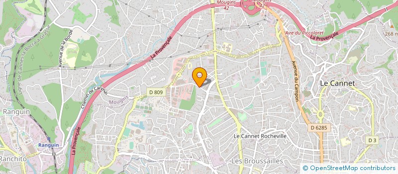 localisation de l'entreprise MONSIEUR MARC RATTO à LE CANNET