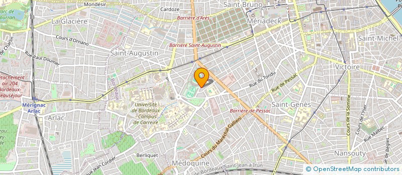 localisation de l'entreprise MONSIEUR MARC RAVAUT  BORDEAUX