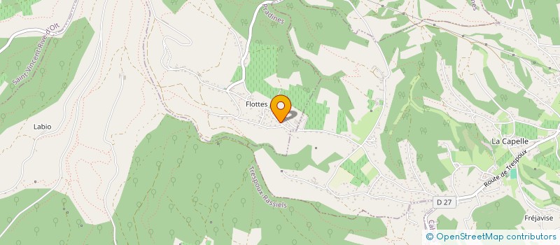 localisation de l'entreprise MONSIEUR MARC REGAZZI  LABASTIDE-MARNHAC