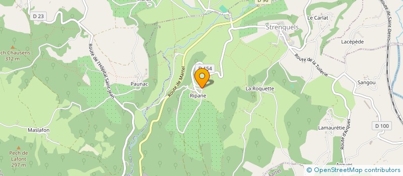 localisation de l'entreprise MONSIEUR MARC REININGER  BETAILLE