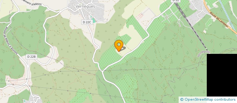 localisation de l'entreprise MONSIEUR MARC REITA  VERNEGUES