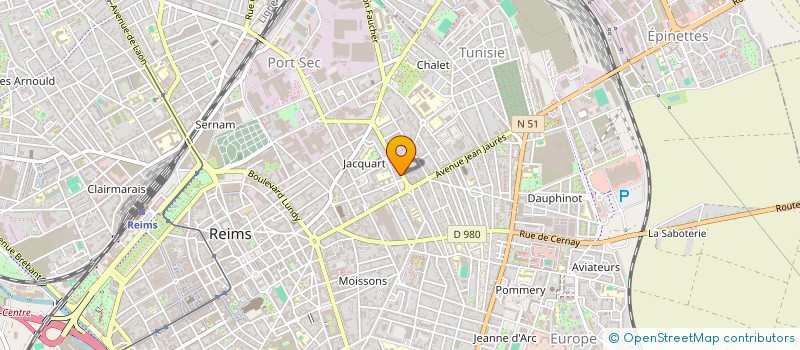 localisation de l'entreprise MONSIEUR MARC RENARD à REIMS